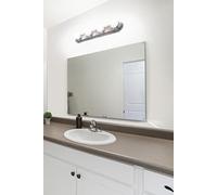 MirrorOutlet Circuitt 4mm Sheet Mirror Polished Edges w/ 4 Holes 100x70cm