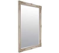 MirrorOutlet Large Ivory/Cream Ornate Shabby Chic Full Length Wall/Leaner Mirror-Rectangular for Lounge,Dining Room,Bedroom, Bathroom and more-170X109cm. UK's Largest Stockist, Wood, 170 x 109
