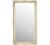 MirrorOutlet Large Ivory Ornate Shabby Chic Cream Wall Mirror 4Ft6 X 2Ft6, 137 x 76,Beige,829127190