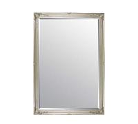 MirrorOutlet Large Ornate Silver Bevelled Wall Mirror-Large Size,ornate Decorative for Lounge, Dining Room, Bathroom, Bedroom, and More - 201cm X 140cm