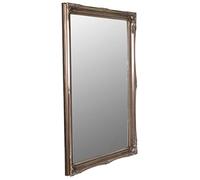 MirrorOutlet Large Silver Ornate Classic Shabby Chic Wall Mirror-Rectangular for Lounge, Dining Room, Bedroom, Bathroom and more-86cm X 60cm. UK's Largest Stockist, Wood, 86 x 60