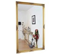 Large Vintage Gold Ornate Wall or Leaner Mirror With Bevelled Glass 168 X 107 cm, XY085-A