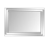 MirrorOutlet Milton Manor Double Edged Design Elegant Bevelled Mirror 3ft3 x 2ft3 100cm x 70cm, YC070-M, Frameless
