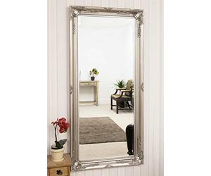 MirrorOutlet Milton Manor Large Full Length Leaner Classic Antique Design Silver Wall Mirror 5ft7 x 2ft7 170cm x 79cm,LL016-M