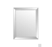 MirrorOutlet Milton Manor Modern Venetian Bevelled Wall Mirror 3'ft10 x 3ft1 (120cm x 94cm), Frameless, DC013-M
