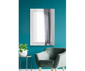 MirrorOutlet Oakley All Glass Triple Edge Bevelled Large Dress Mirror 120 x 80cm 3ft11 x 2ft7