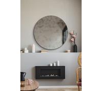 MirrorOutlet Round Circular Antiqued Mirror with Polished Edge 24" X 24" (60x60CM) in Silver | Size: 1 Pack MirrorOutlet Silver 1 Pack