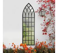 MirrorOutlet Somerley Rustic Arch Large Garden Mirror 160 X 47.5Cm