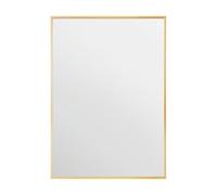Mirroroutlet The Artus Gold Aluminium Edged Wall Mirror 70Cm X 50Cm