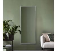 MirrorOutlet The Artus - Silver Modern Aluminium Edged Wall Mirror 4ft11 X 2ft (150CM X 60CM) Silver Mirror Glass