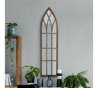 Mirroroutlet The Dorset Rustic Framed Arched Leaner Wall Mirror 100Cm X 24Cm