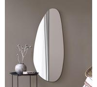 New Frameless Pond Leaner / Wall Mirror 47" X 20" (120CM X 50CM) MirrorOutlet Silver 1 Pack