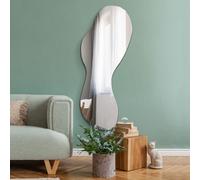 Mirroroutlet The Lacuna Frameless Pond Wall Mirror 63" X 24" (160Cm X 60Cm)