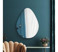 Mirroroutlet The Lapillus Frameless Pebble Wall Mirror 30" X 20" (76Cm X 50Cm)