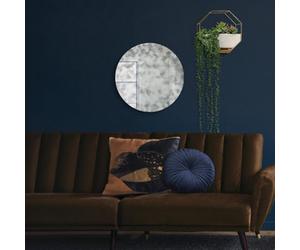Mirroroutlet The Vetus Round Circular Antiqued Mirror With Polished Edge 60 X 60Cm