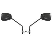 Mirrors 10mm Black Square Left & Right Clamp-on (Pair)
