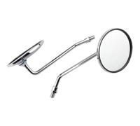 Mirrors 2Pcs/Pair Universal Motorcycle Rearview Mirror Back Side Convex Mirror 8mm 10mm Motorcycle Rearview Mirror Accessories