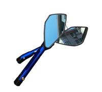 Mirrors Compatible With For FZ1 For FZ6 For MT-07 The Motorcycle Rear Side Mirror Motorcycle Side Rearview Mirror The Motorcycle Accessory(Blue)