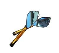 Mirrors Compatible With For FZ1 For FZ6 For MT-07 The Motorcycle Rear Side Mirror Motorcycle Side Rearview Mirror The Motorcycle Accessory(Yellow)