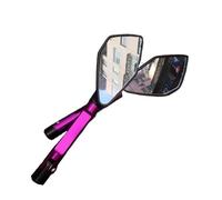 Mirrors Compatible With For FZ1 For FZ6 For MT-07 The Motorcycle Rear Side Mirror Motorcycle Side Rearview Mirror The Motorcycle Accessory(Purple)