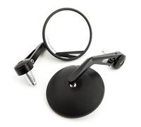 Mirrors Compatible With For VN800 For VN400 Motorcycle Handlebar Mirror Motorcycle Rear Side Mirror The Motorcycle Side Rearview Mirror(Black)