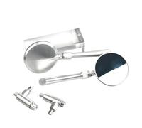 Mirrors Compatible With For Z650RS For Z900RS The Motorcycle Rear Side Rearview Mirror The Moto Accessory(Silver)