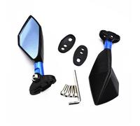 Mirrors Compatible With For Z750 For Z800 For Z1000 Motorcycle Handlebar Mirror Motorcycle Rear Side Mirror Motorcycle Side Rearview Mirror(Blue)