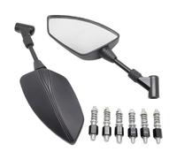 Mirrors Compatible With R1200GS For R1200RT Motorcycle Rearview Left&Right Rear View Mirrors Housing Side Mirror Motorcycle Bar End Mirrors(Black)