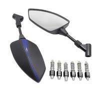 Mirrors Compatible With Suzuki For Bandit 650 For Bandit 1250s Motorcycle Rear Side Mirror Motorcycle Side Rearview Mirror Motorcycle Bar End Mirror(Blue)