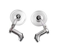 Mirrors Compatible With VESPA For Primavera For Sprint 150 For GTS300 Universal Motorcycle Rearview Mirror Side Rearview Mirrors Accessories(Silver)