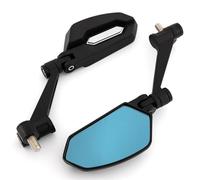 Mirrors Extension Motorcycle Mirror Side Rearview Mirrors For B-King GSF1250 GSF600 For Gladius SFV650 SV650 SV1000 GSR600 Street Bike(Bianco)