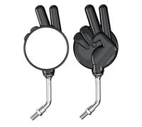 Mirrors for Motorcycles - Long Stem Rearview Mirrors | Left and Right High Definition Anti-Glare Scissor Gesture Design Riding Accessories for Scooter Electric Dirt Cycling Street Bike