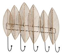 Mirrors & More Alma 82100179 Wall-Mounted Coat Rack Metal Gold