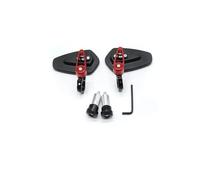 Mirrors Motorcycle For Kawasaki For NINJA For 650R For ER6F For ER6N 2pcs 7/8" 22mm Motorcycle Mirrors Bar End Blue Glass Rear View(Red)