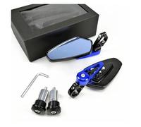 Mirrors Motorcycle For R6 R25 R3 For FZ1 For FAZER For FZS 1000S For YZF 600R Motorcycle Accessories Mirrors Handlebar End Mirror(Blue)