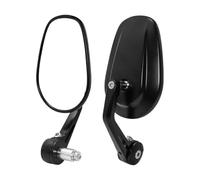 Mirrors Motorcycle Motorcycle Side View Mirror 7/8 Inch 22mm Round Handlebar End Rearview Mirror Handlebar Mirror