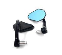Mirrors Motorcycle Rearview For Ducati For Suzuki For Kawasaki Motorcycle Handle Bar End Mirror 7/8" 22 Mm Side Rearview Mirrors Custom Smoke Blue Lens