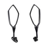 Mirrors Motorcycle Rearview For Kawasaki For Ninja 250R 250 300 1000 650 Mirrors Motorcycle Scooter Rear View Mirror Carbon Look Black(Carbon)