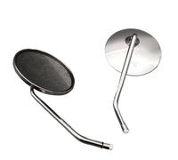 Mirrors Motorcycle Universal 8 10mm Motorcycle Rearview Mirrors Scooter Chrome Round Side Mirror For Dio Af27 For Cub Super Cub For Supercub For Sh Gn125 Motorcycle Mirror