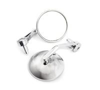 Mirrors Motorcycle Universal Motorcycle Chrome Convex 7/8 Inch 22mm Handlebar Vintage Rearview Mirror