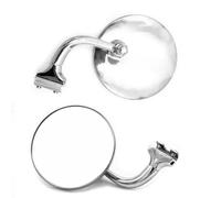 Mirrors Motorcycle Vintage Classic Car Silver Round Side Mirror Stainless Steel Retro Front Rear Fits Most Classic Car Models For Versatile Applica Motorcycle Mirror