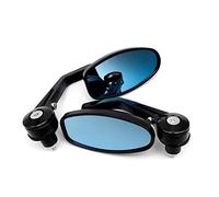 Mirrors Rear For TRIUMPH For Street For Triple 675 1050 For Speed For Street For Triple For Speed For Bonneville Motorcycle Rearview Bar End Mirror Mirrors (Color : Black)