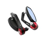 Mirrors Rear For TRIUMPH For Street For Triple 675 1050 For Speed For Street For Triple For Speed For Bonneville Motorcycle Rearview Bar End Mirror Mirrors (Color : Red)