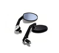 Mirrors Rear For TRIUMPH For Street For Triple 675 1050 For Speed For Street For Triple For Speed For Bonneville Motorcycle Rearview Bar End Mirror Mirrors (Color : Silver)