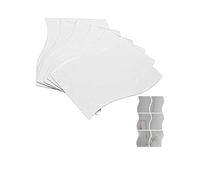 Mirrors Sticker, Wall Wavy Mirror, Decorative Wall Mirror, 6Pcs/Set Waves Shape Sticker Free Combination Wave Mirror Sticker for Home Bathroom Decor