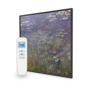 Mirrorstone Art 350W Smart Wi-Fi Infrared Picture Heater, Electric Heating Panel, Low Consumption Home Living Room (Water Lilies)