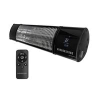 Mirrorstone Athena 2.4KW Short Wave Wifi & Remote Controllable Infrared Bar Heater,Wall Mounted Patio Heater Outdoor, Garden