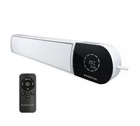 Mirrorstone Heating Mirrorstone Ionis White Remote Wi-Fi Bar Fir Coated Aluminium 3000W Infrared Heater