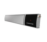 Mirrorstone Heating Mirrorstone Zenos White Bar Fir Coated Aluminium 2400W Infrared Heater