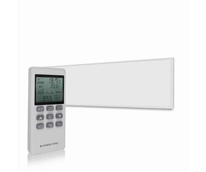 Mirrorstone NXT Gen Remote Controllable Thermostat 350W UltraSlim Far Infrared Electric Panel Heater - Suspended Ceiling or Wall Mount Heater - Energy Efficient
